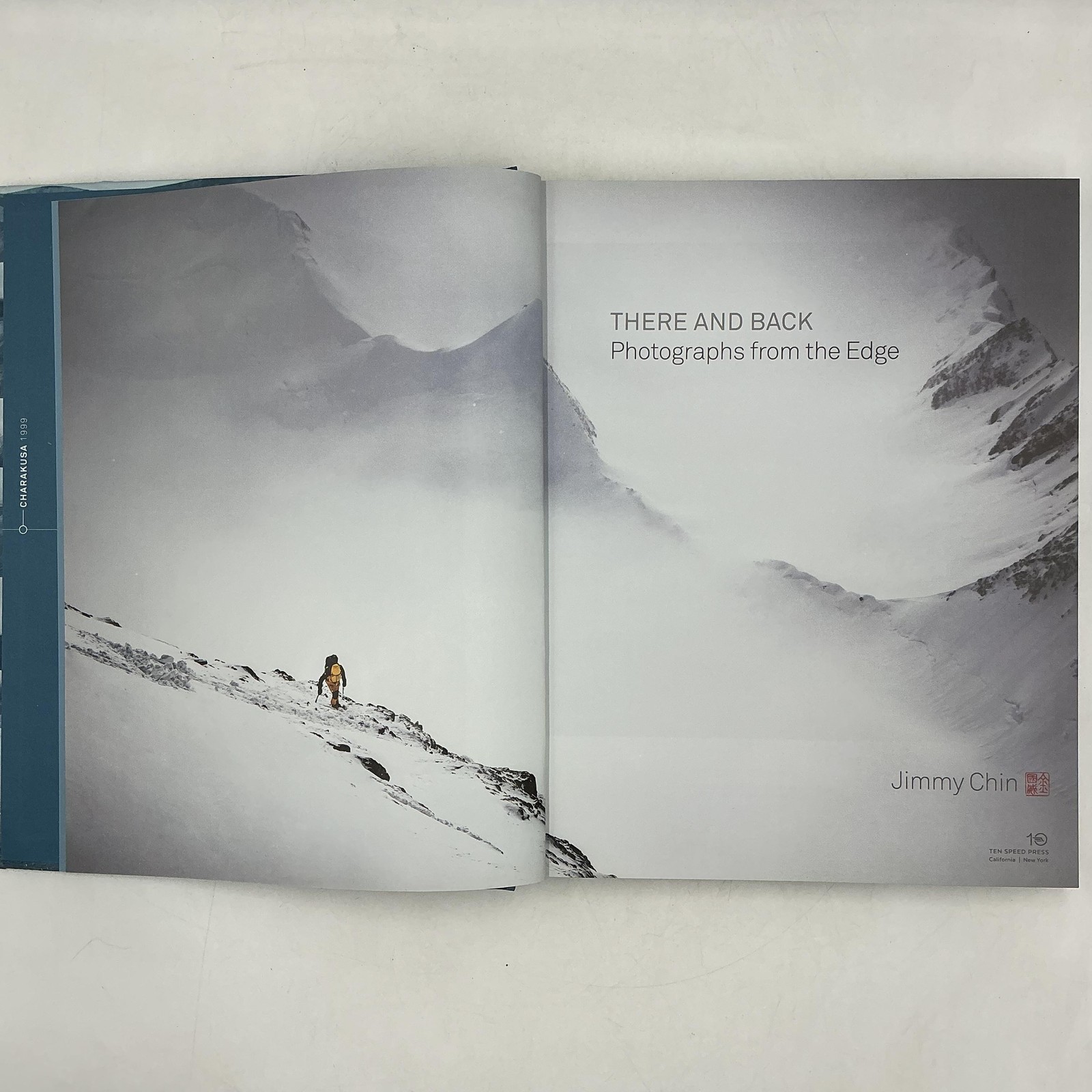 There And Back Photographs From The Edge Jimmy Chin Blue HC 2021 Ten Speed Press
