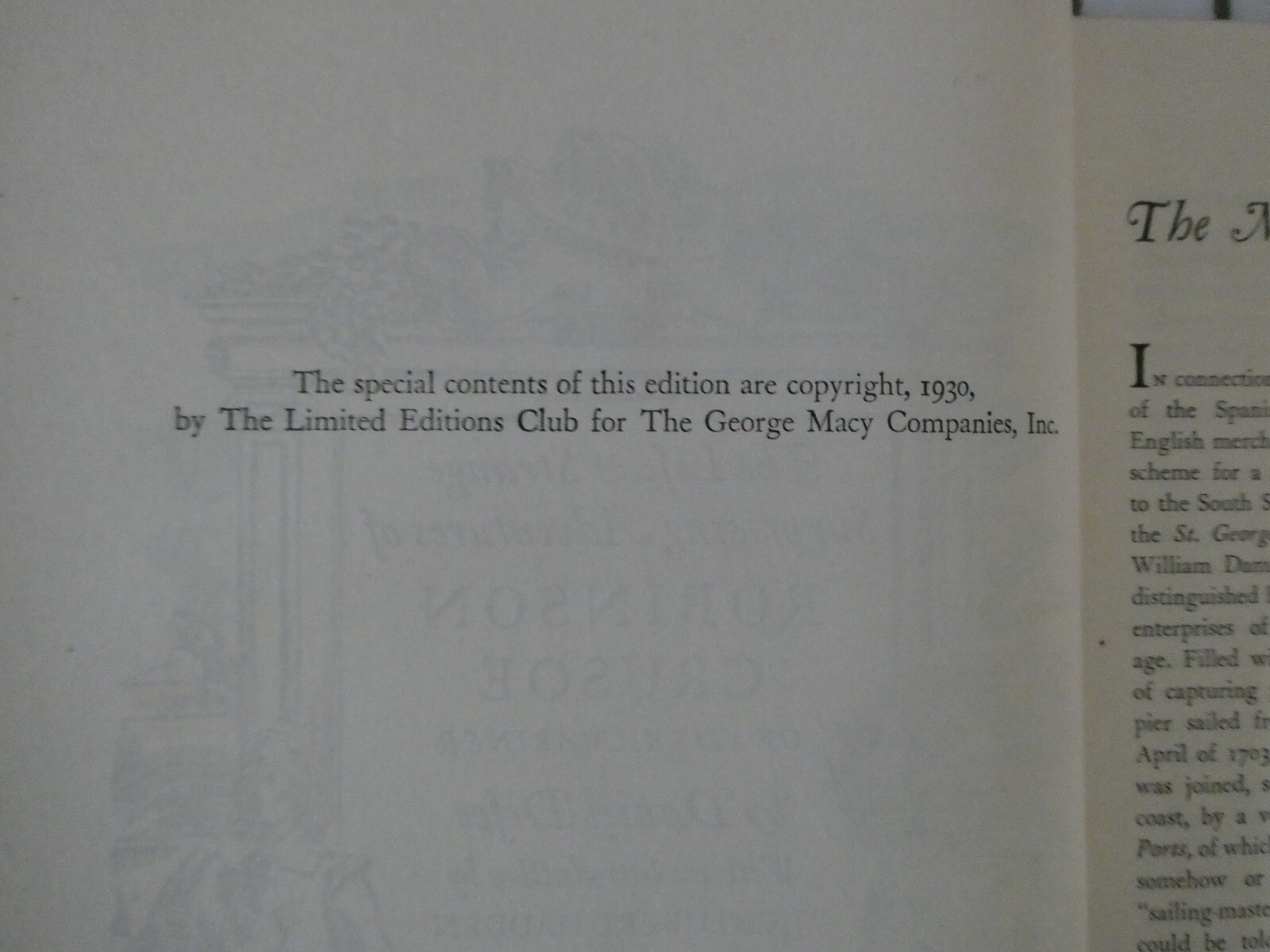 Pub 1939 Robinson Crusoe Heritage Edition Illustrated 299 Pages Daniel Defoe