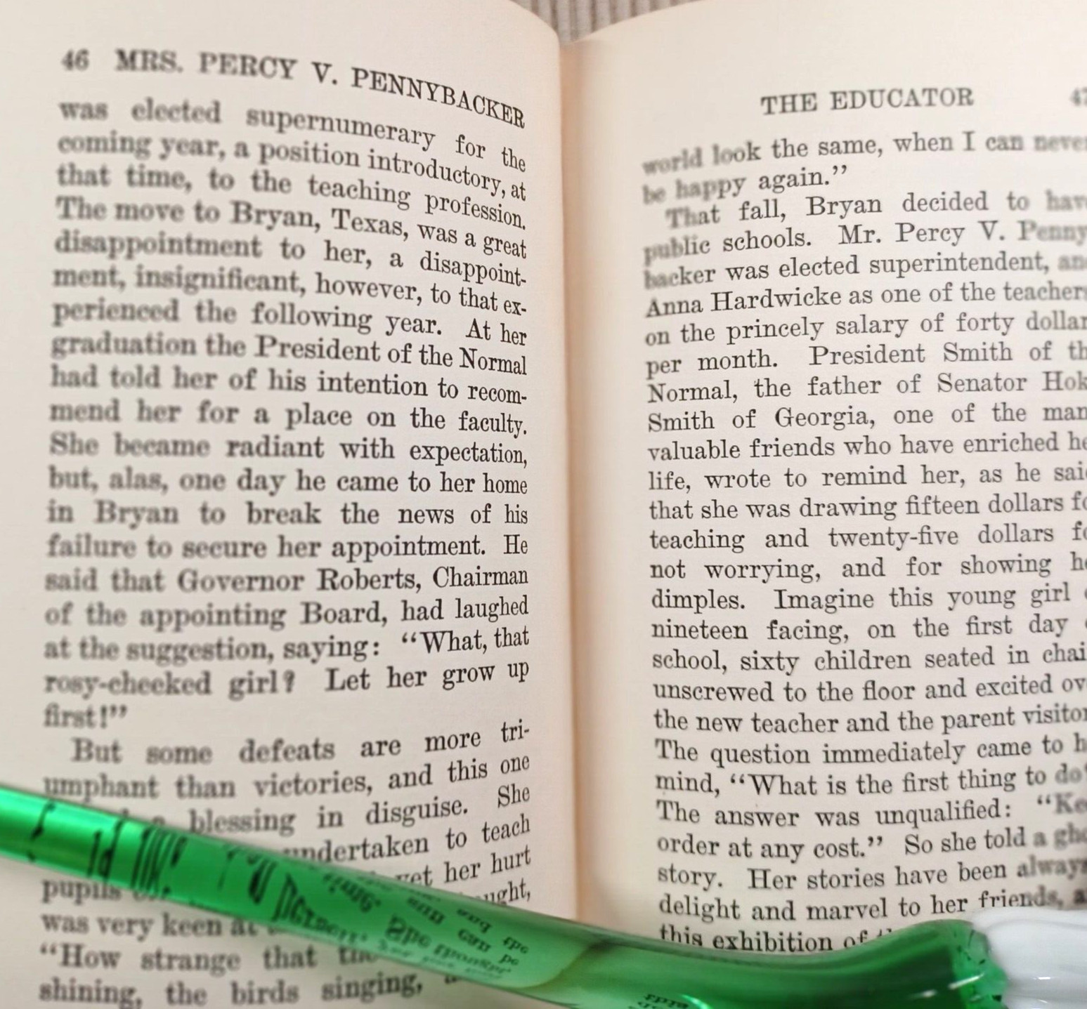 ~ Mrs. Percy V. Pennybacker – An Appreciation ~ by Helen Knox, 1st Edition 1916