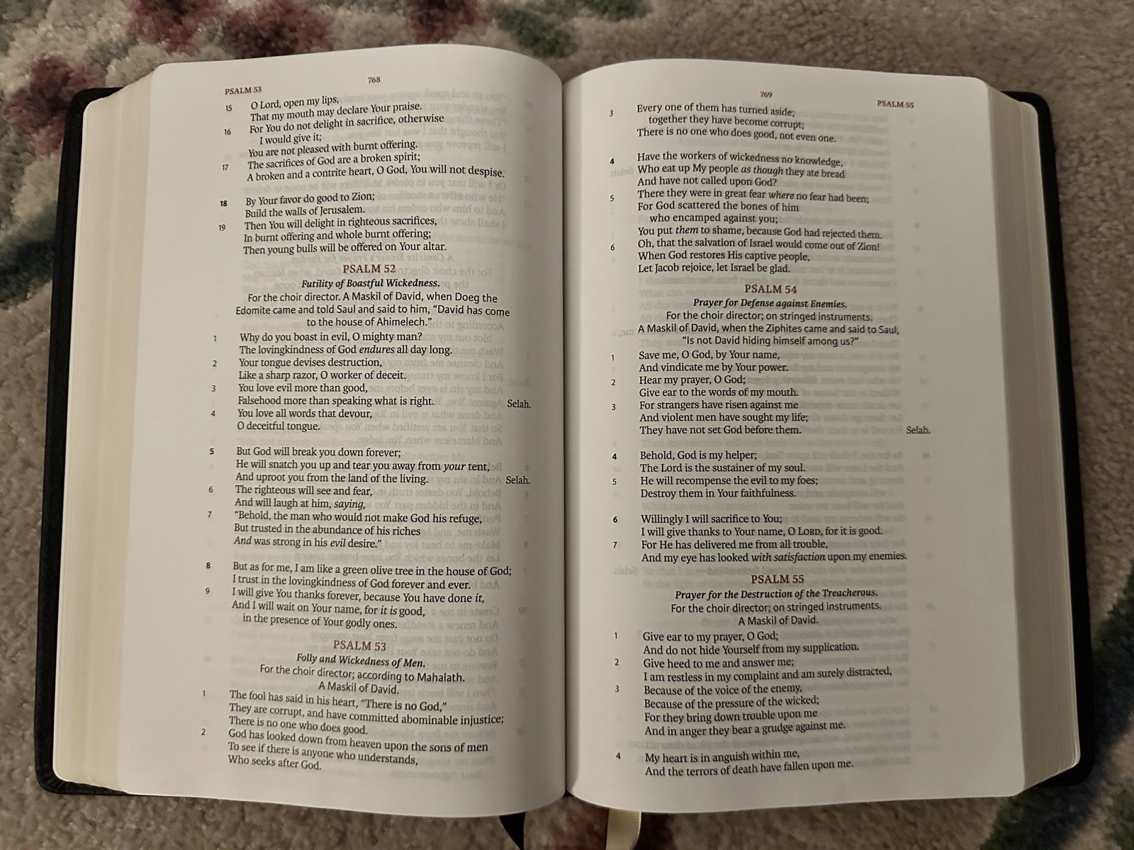 Steadfast Bibles NASB’95 Handy Size Black Cowhide