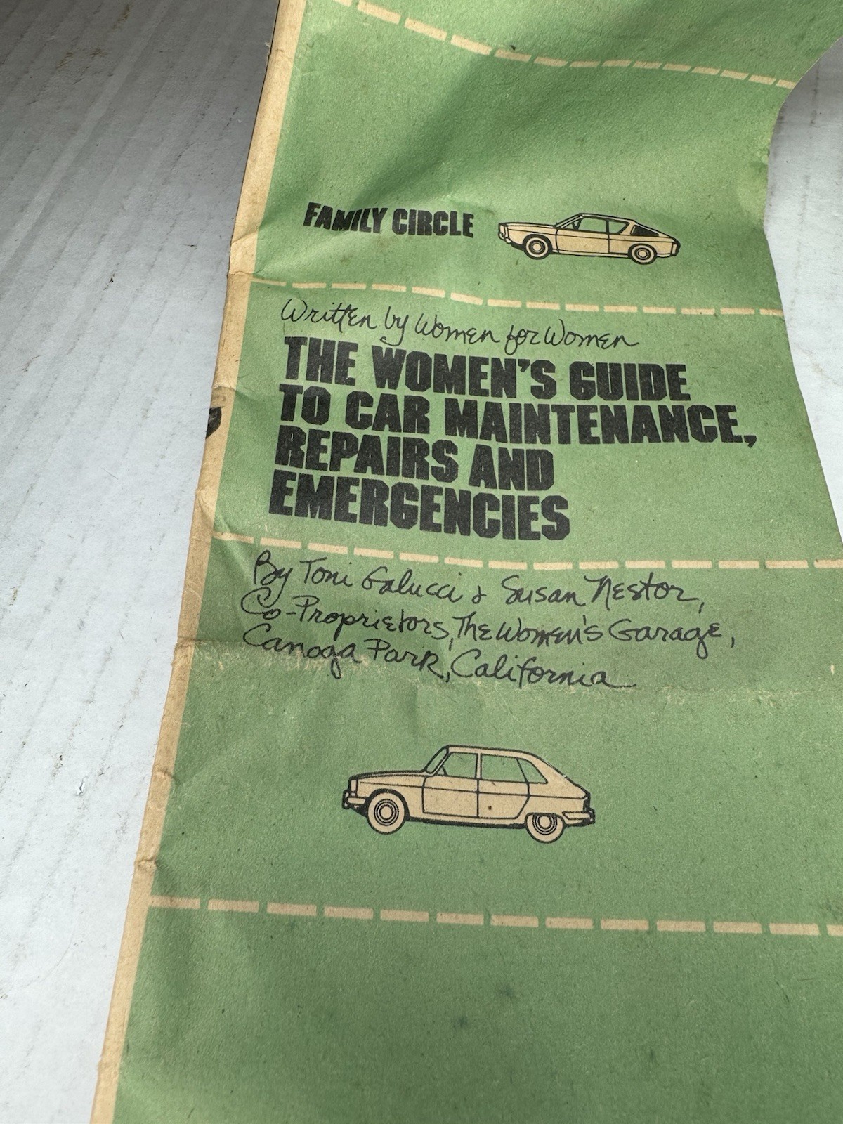 Family Circle Women’s Guide to Car Maintenance Pamphlet