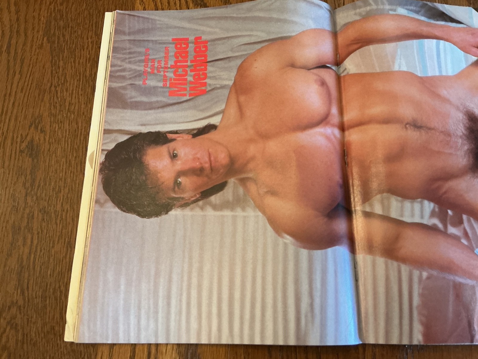 1990 September PLAYGIRL MAGAZINE Centerfold Intact