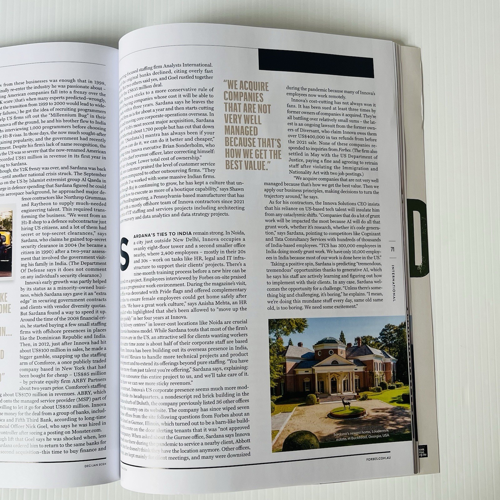 Forbes Australia Magazines X 2 Issue 7 Oct Nov 2023 Issue 8 Dec Jan 2024