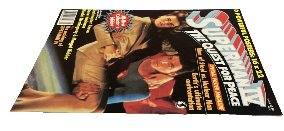 Superman IV The Quest for Peace Official Poster Mag. All New Collector’s Edition