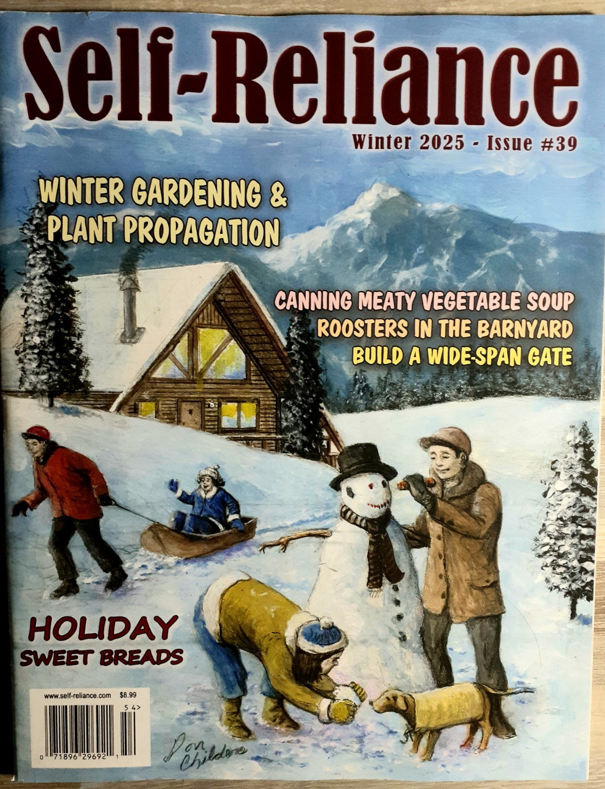 Backwoods Home/Self Reliance Homestead Magazine Lot (9) Complete 2025 & (1) 2026