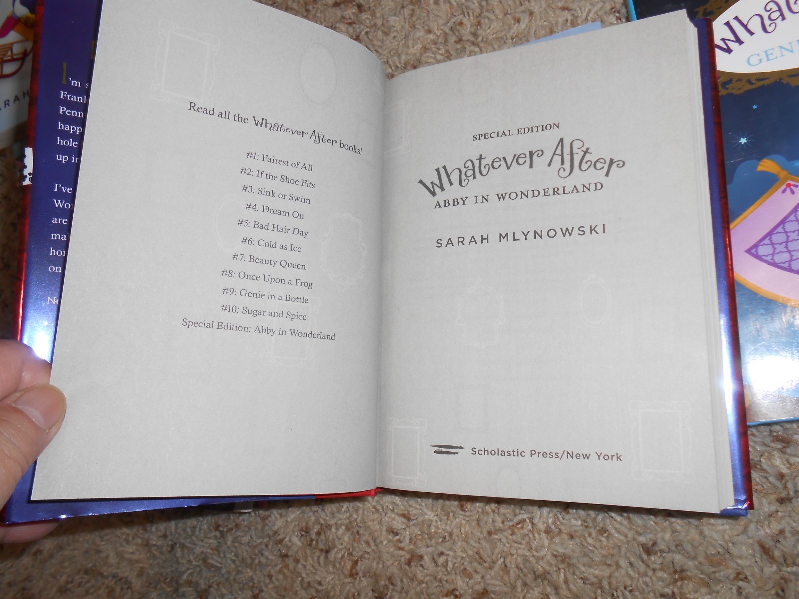 Sarah Mlynowski Lot of 10 WHATEVER AFTER Chapter Books – 6TPB 4HC/DJ VGC