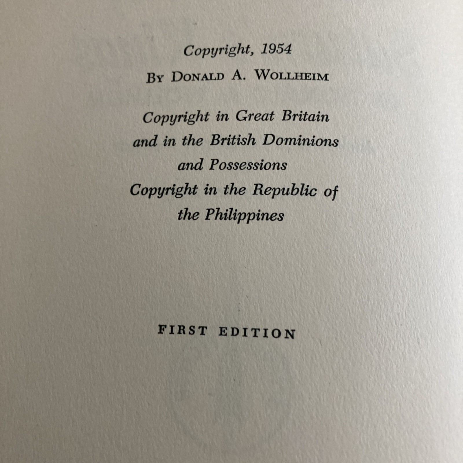 Winston Sci-Fi Series – The Secret of Saturn Rings – First Edition