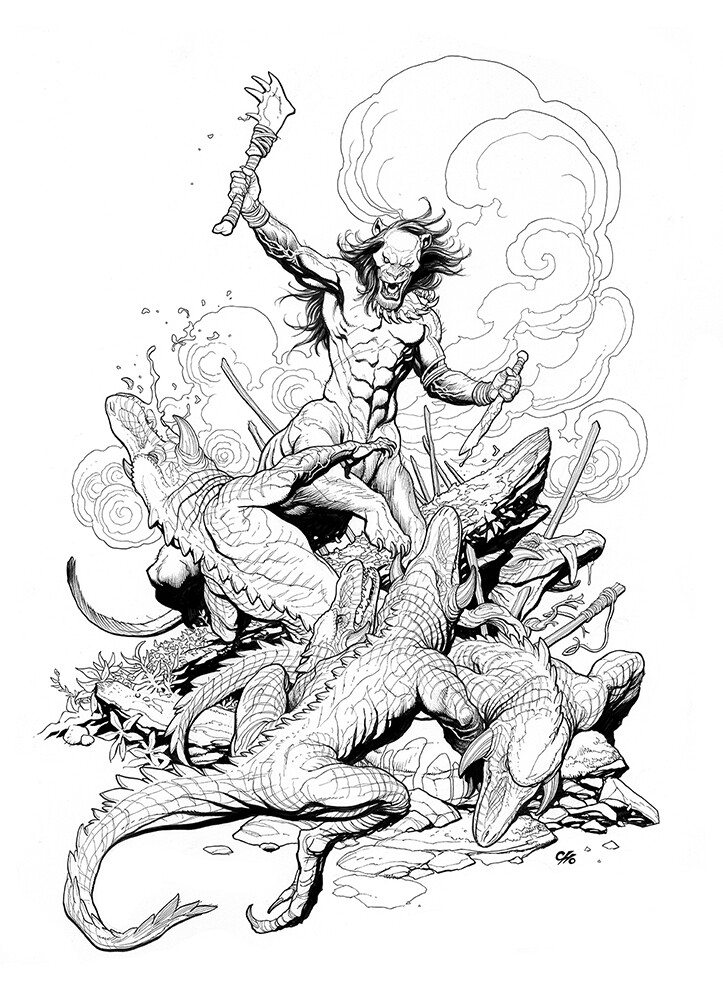 TRIBES of KAI – by Lance HaunRogue & Daren Bader – 8″x12″ Hardcover