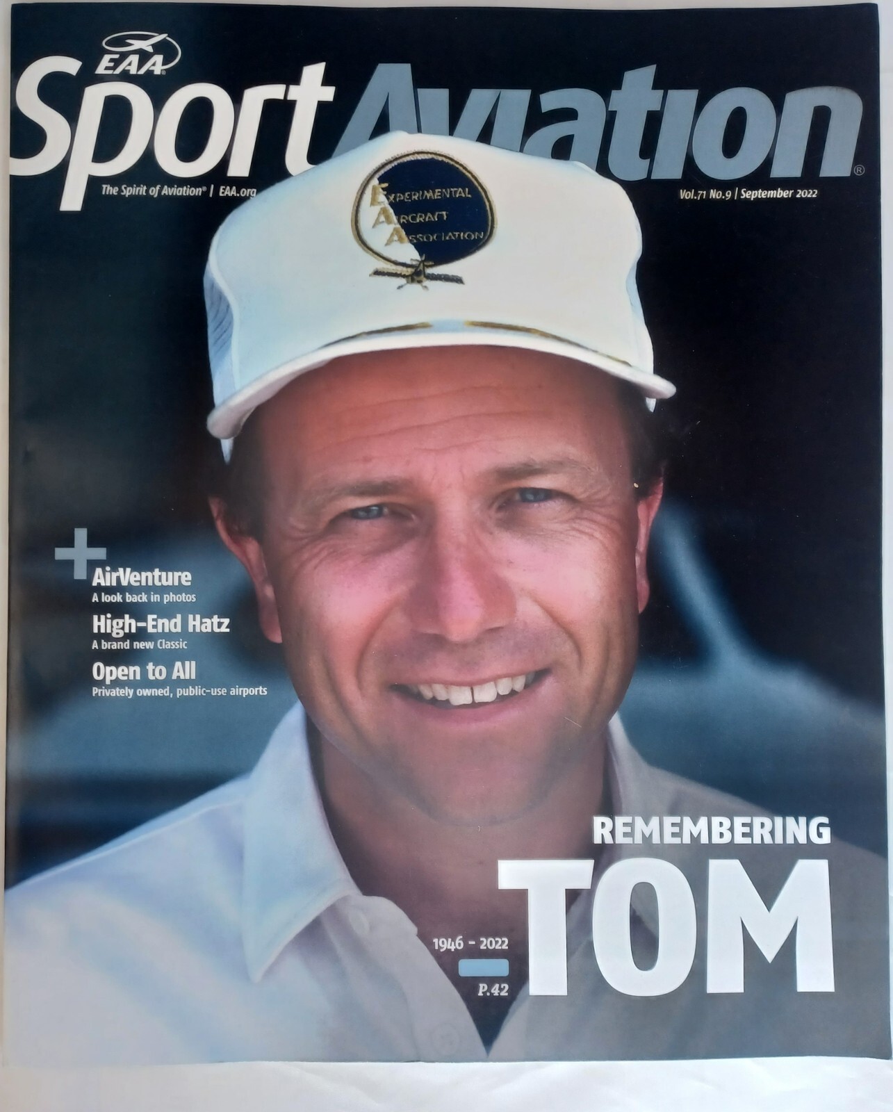 EAA Sport Aviation Magazine 2023,2022,2021,2020,2019 The Spirit of Aviation