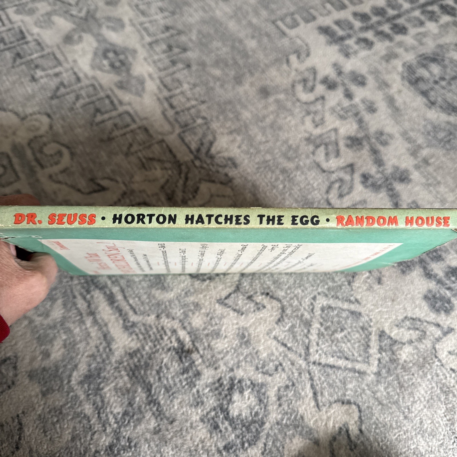 Vintage 1940 Horton Hatches The Egg Dr Seuss HC w/ Original Dust Jacket