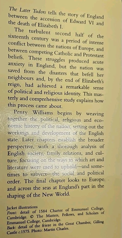 The Later Tudors: England, 1547-1603 (New Oxford History of Engl