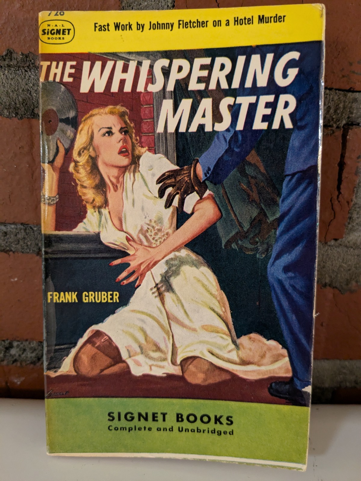 Frank Gruber The Whispering Master Signet #726 – 1949 GGA Book Antique First