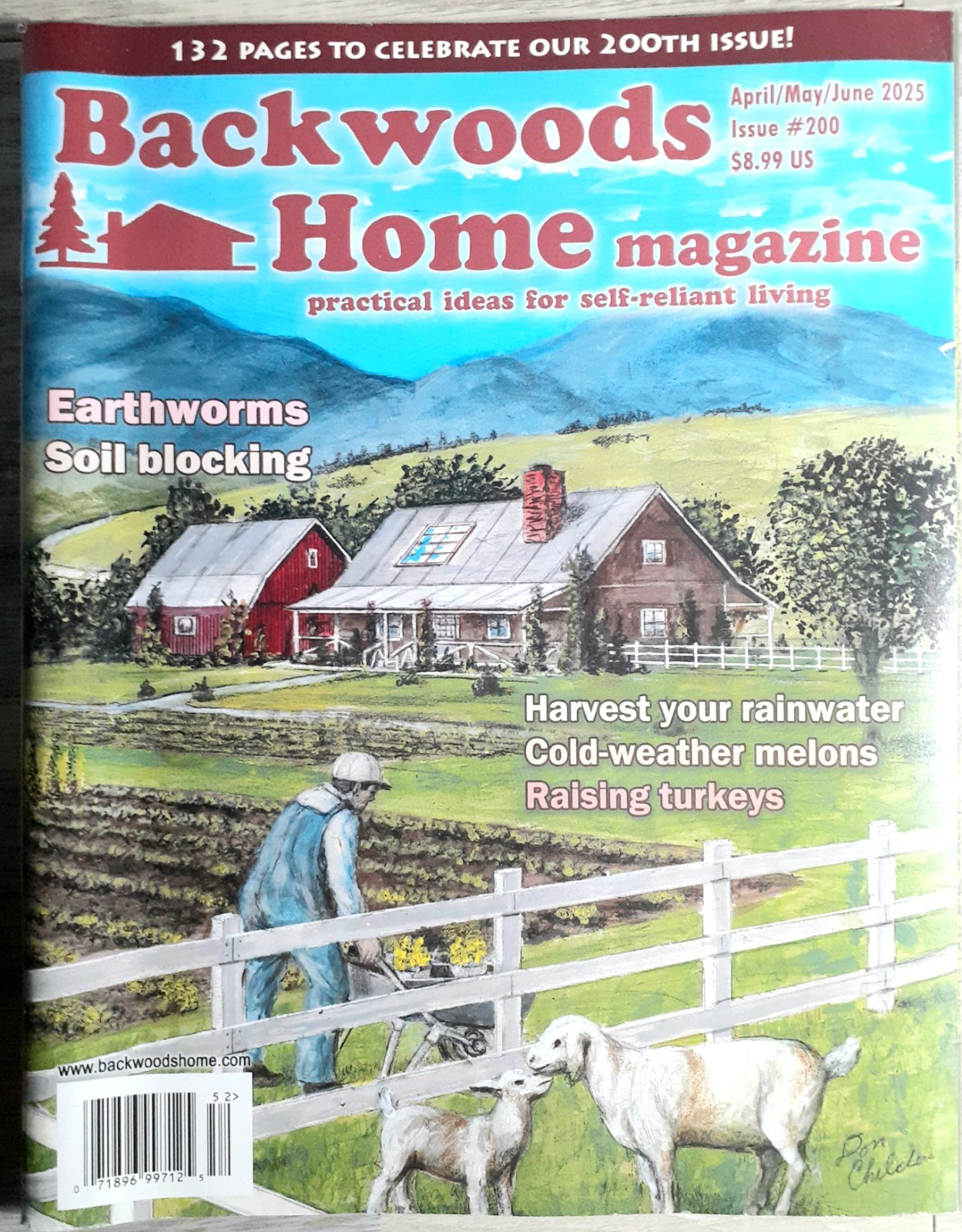 Backwoods Home/Self Reliance Homestead Magazine Lot (9) Complete 2025 & (1) 2026