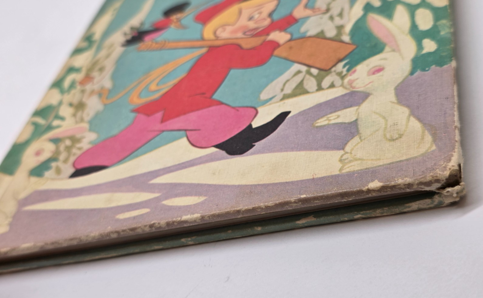 Vintage 1974 Disney Peter And The Wolf Hardcover Book Random House