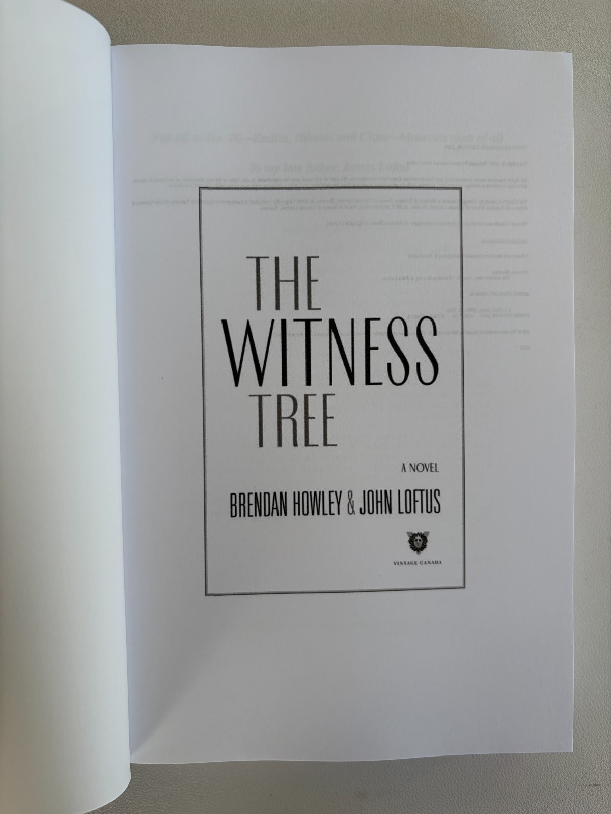 Witness Tree by Brendan Howley PB