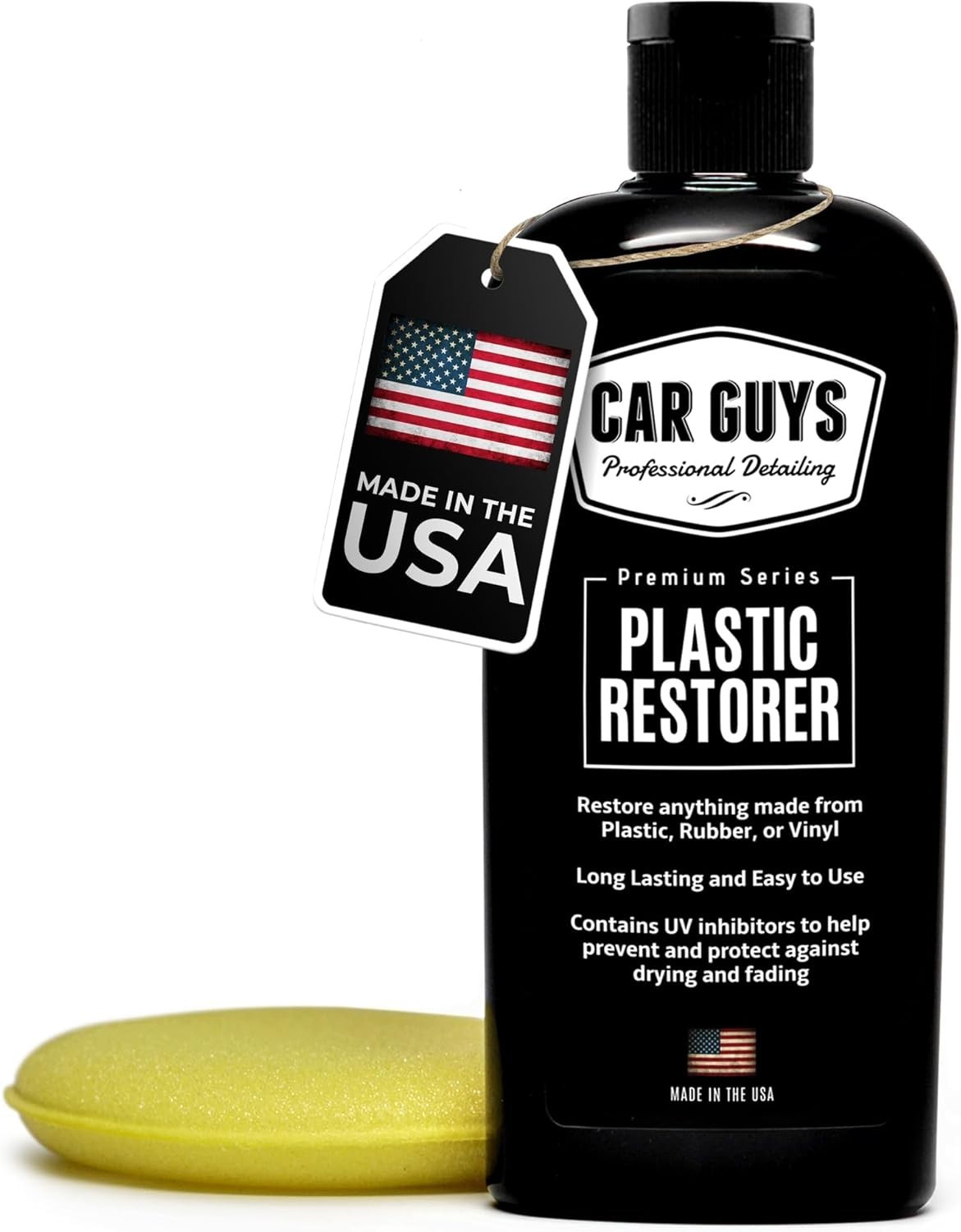 Long-Lasting Plastic Restorer – 8 Oz Kit for Auto Detailing & Home Use