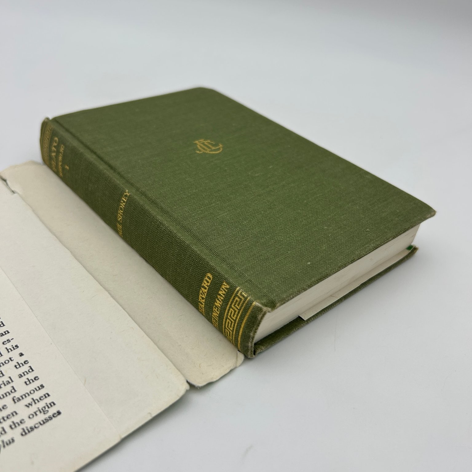 Plato Republic I Paul Shorey 1982 Loeb Classical Library Greek English Harvard