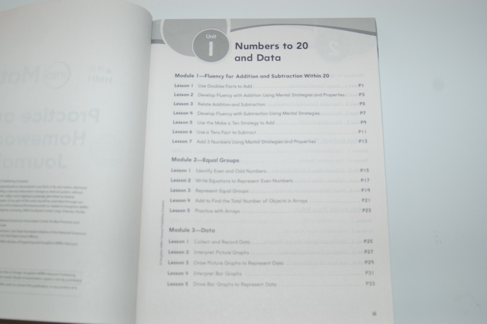 New!! Full Set of Grade 2 HMH into math Student Modules 1-22 & Practice Journal