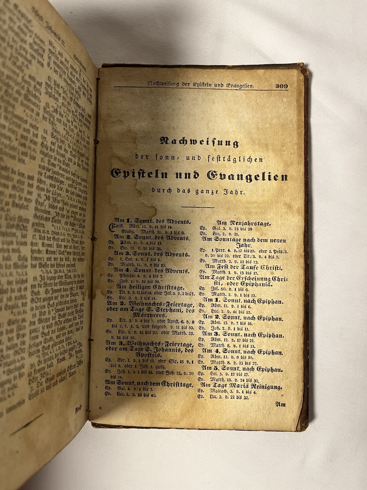1847 German Luther Bible Die Bibel Heilige Schrift Antique Leather Bound