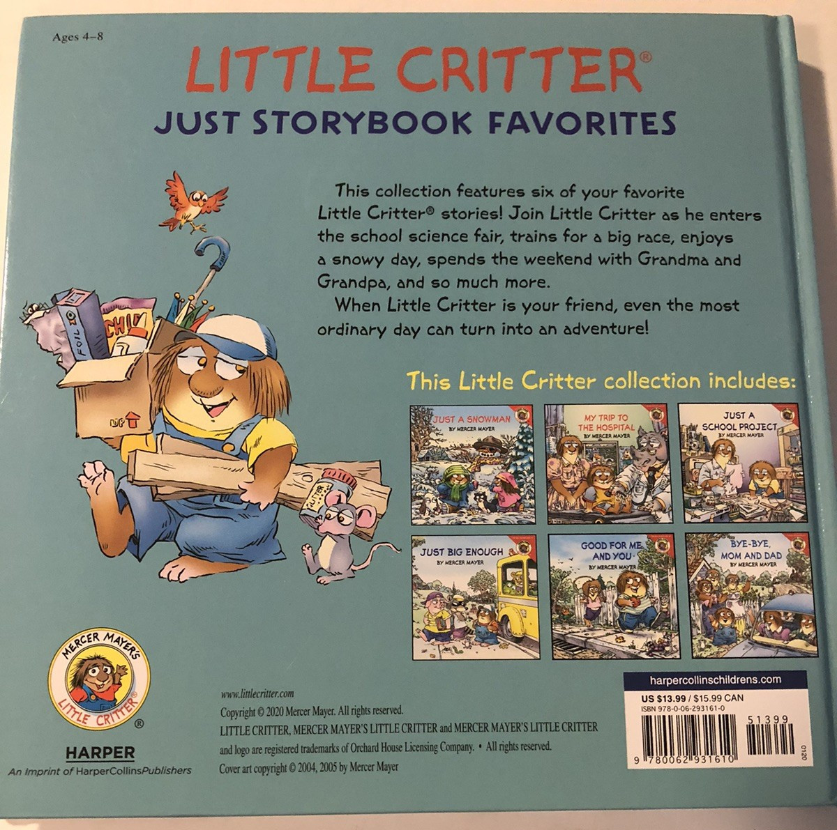 LOT 0F 10 LITTLE CRITTER CHILDREN’S STORY BOOKS BY MERCER MAYER ~ 15 Stories