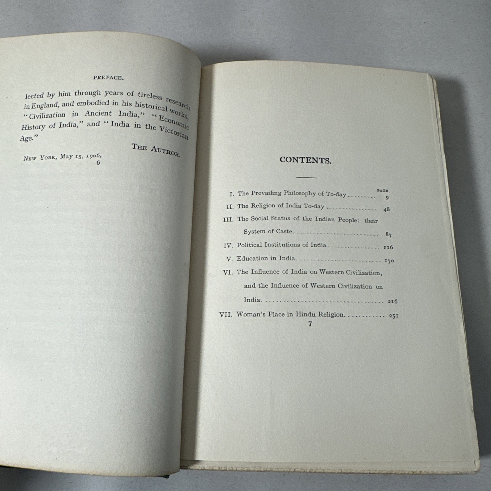 India and Her People By Swami Abhedananda First Edition 1906 Rare Book