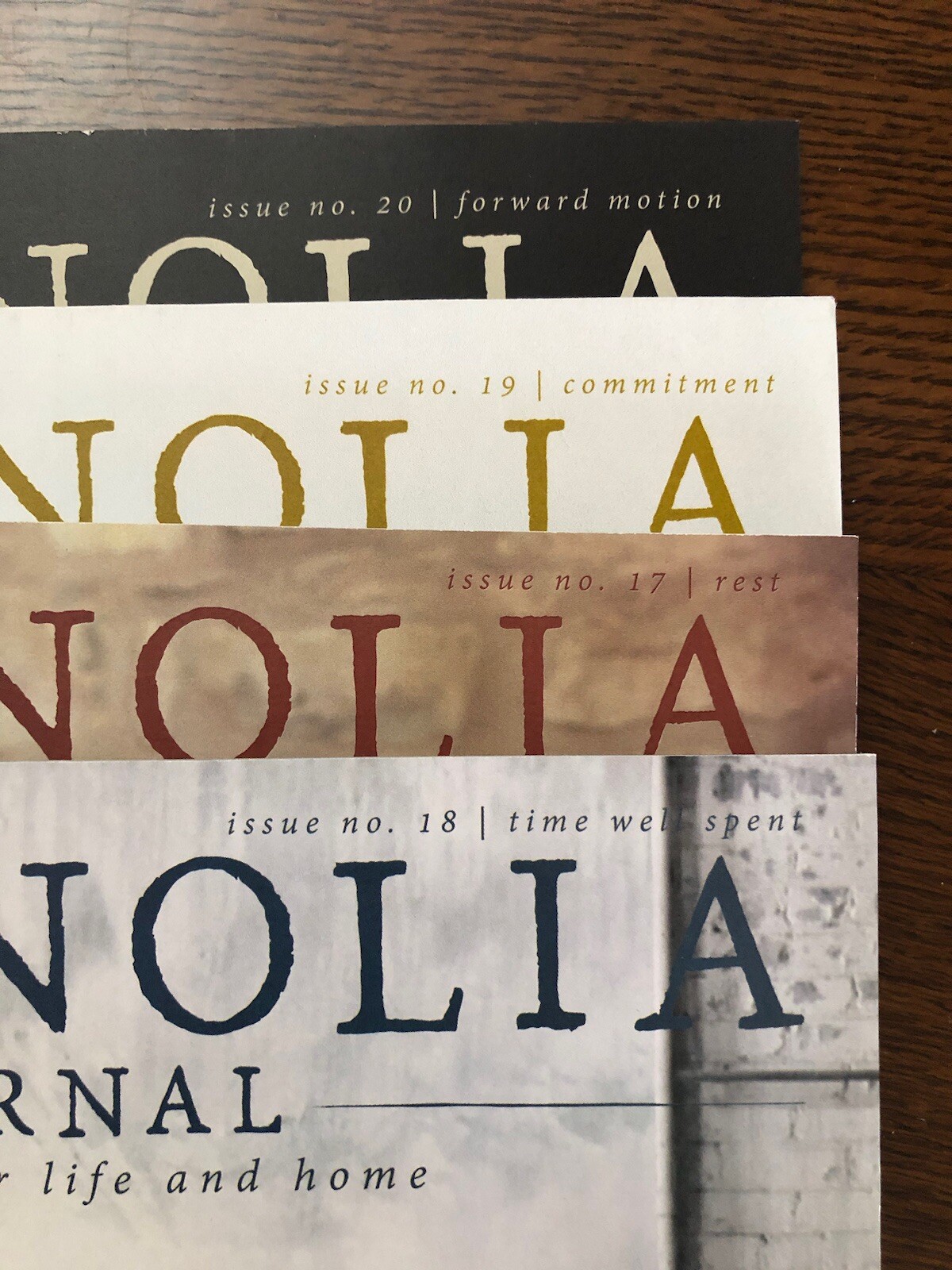 Magnolia Journal Lot Of 4 Winter 2020, Spring Summer Fall 2021
