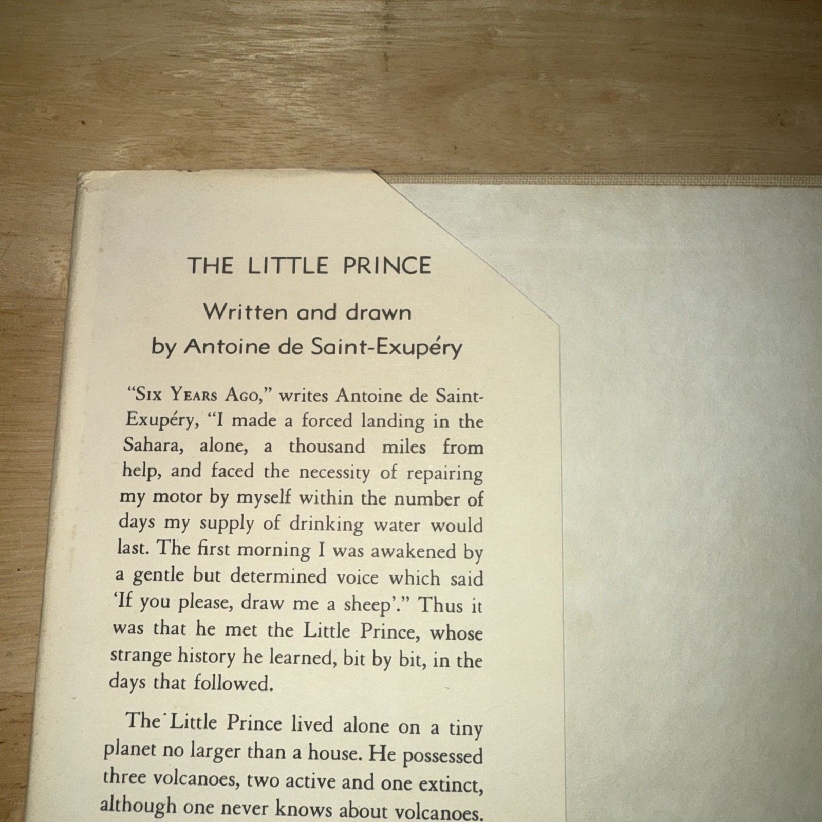 THE LITTLE PRINCE by Antoine de Saint-Exupery -1943