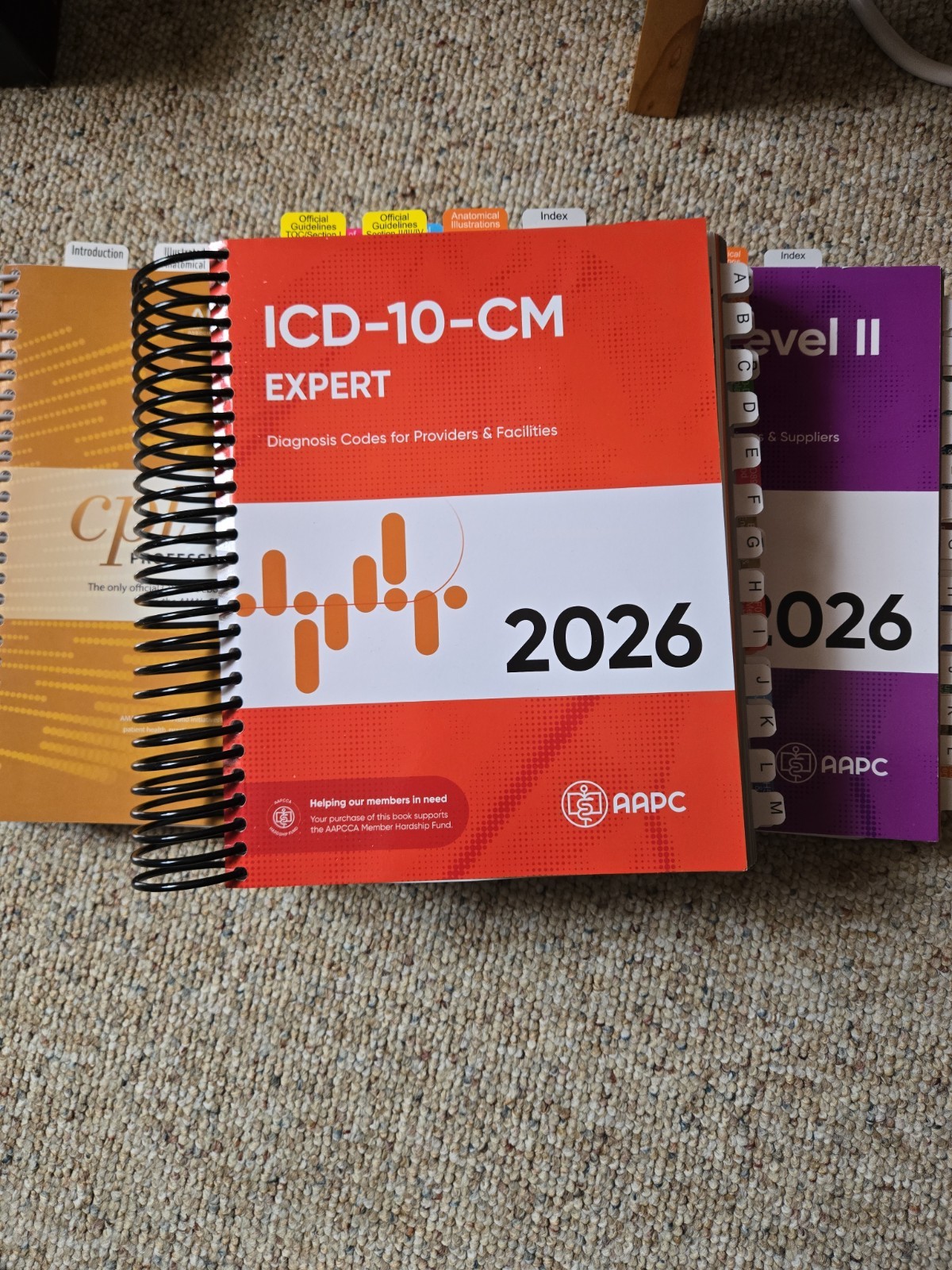 AAPC 2026 Expert Medical Coding Books: CPT, ICD-10-CM & HCPCS Level II Spiral