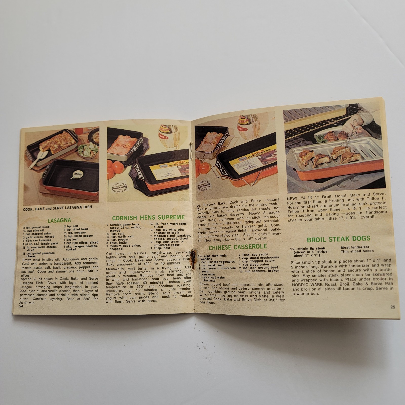 Vintage Nordic Ware Cookbook Unusual Old World and American Recipes Booklet 60’s
