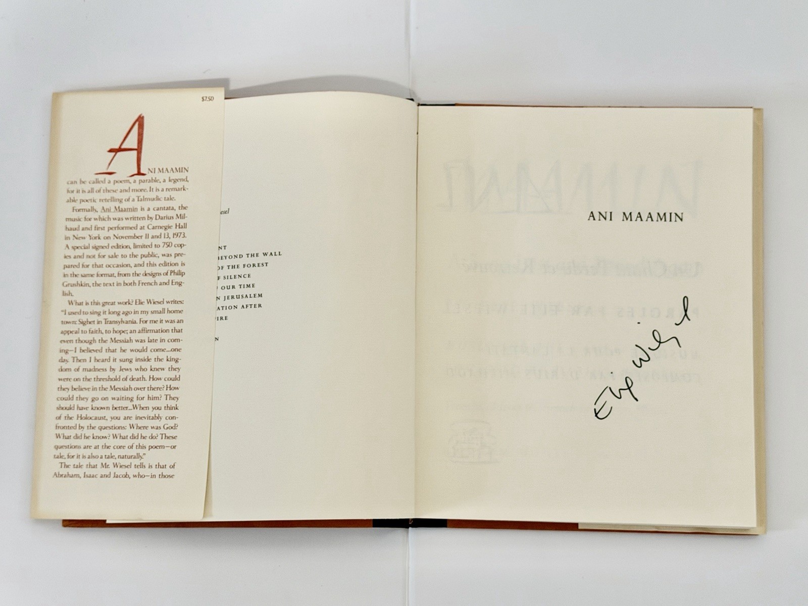 Elie Wiesel Rare Collection: 9 Books Including Signed Limited Edition!
