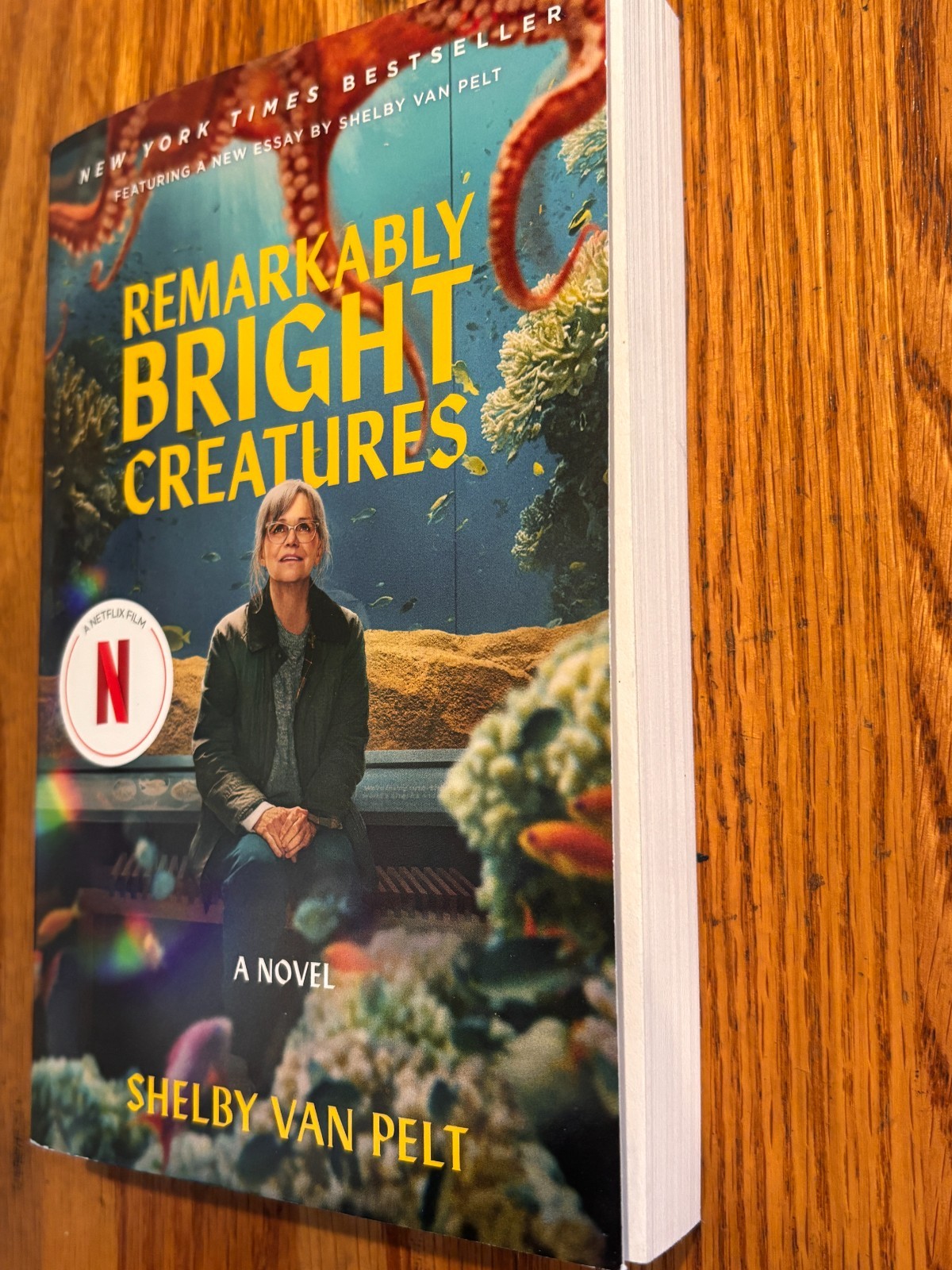 Movie Tie-In Trade Paperback Shelby Van Pelt’s REMARKABLY BRIGHT CREATURES