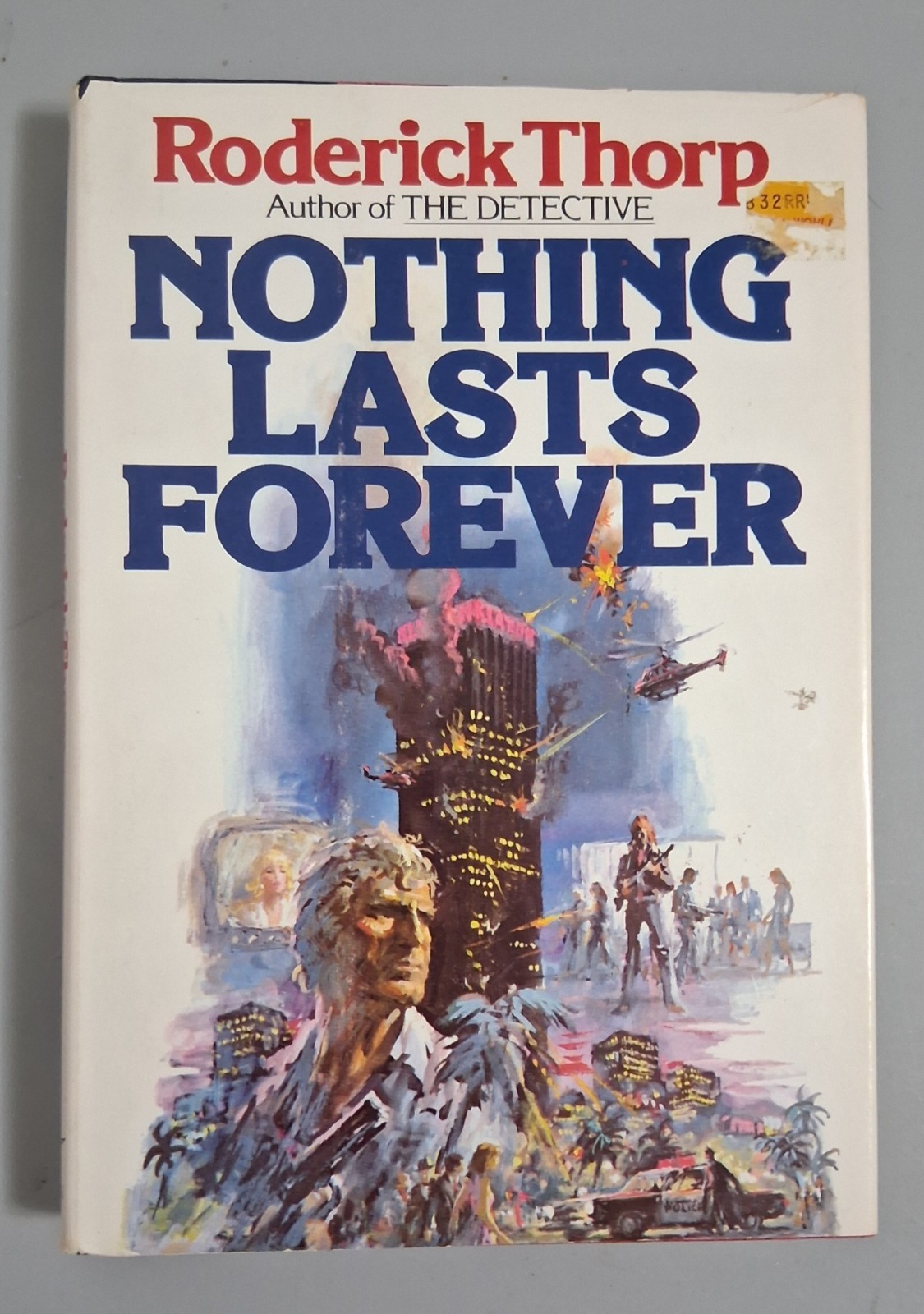 nothing lasts forever by roderick thorp 1st edition hardcover good condition