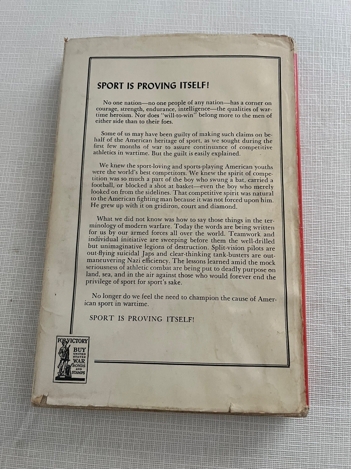Vintage Bowling For All 1943 Hardback Book The Barnes Dollar Sports Library