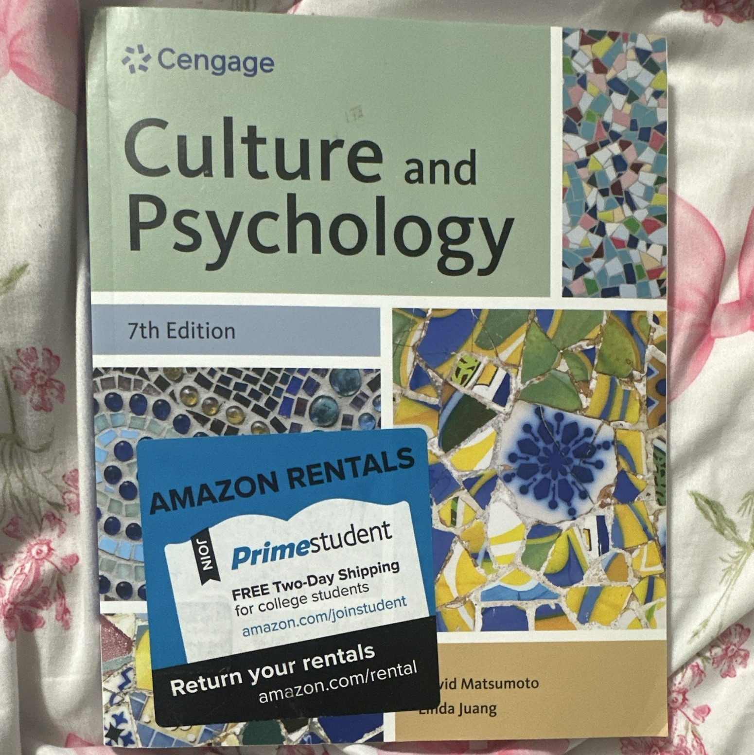 Cengage Culture and Psychology 7th Edition Textbook; David Matsumoto & Juang