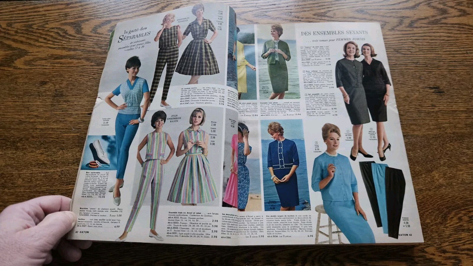 Vintage 1963 Eaton French Catalog 428 pages