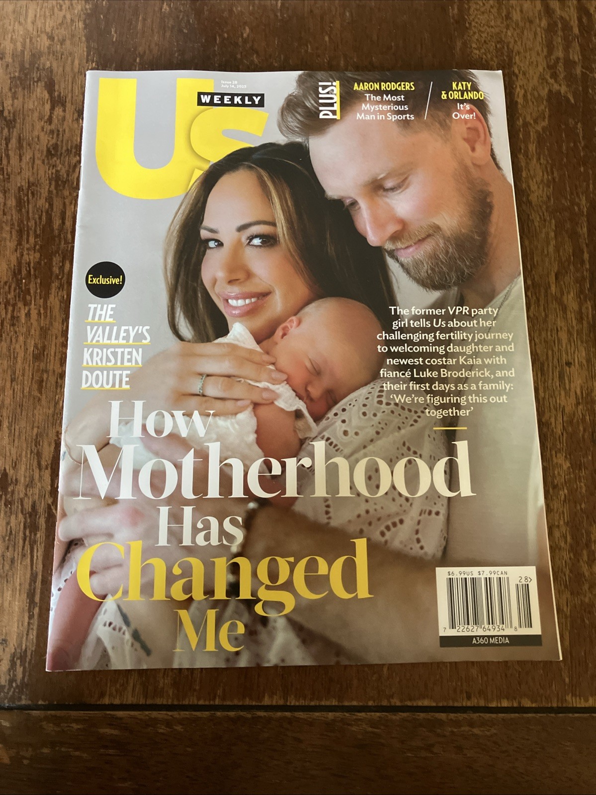 US Weekly Issue 28 July 14, 2025 Magazine Aaron Rodgers the most mysterious man