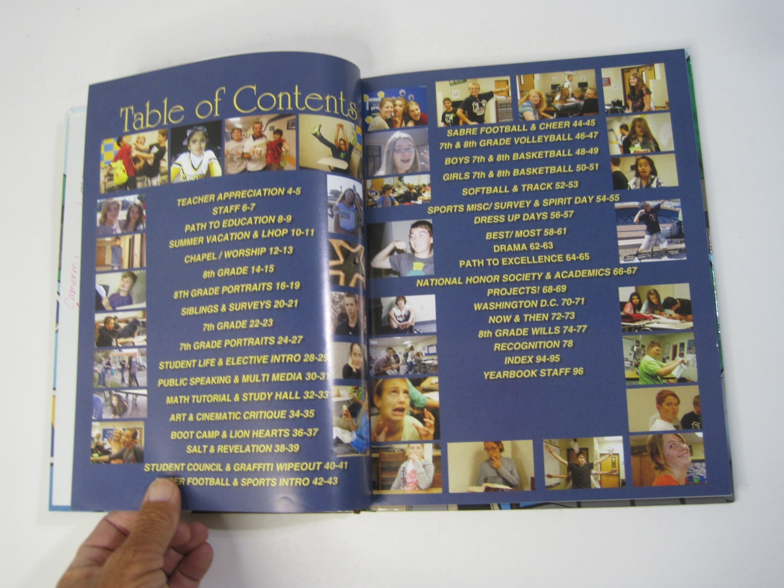 2013 Big Valley Christian Junior High School Yearbook – Modesto, California HC