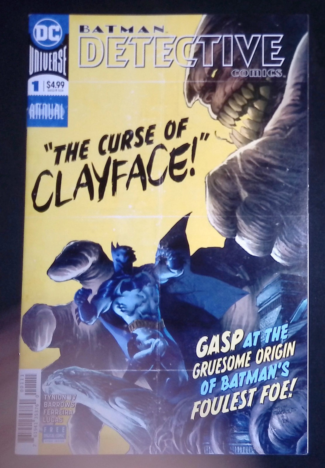 Detective Comics Annual #1 Batman DC Comics Origin Of Clayface NM
