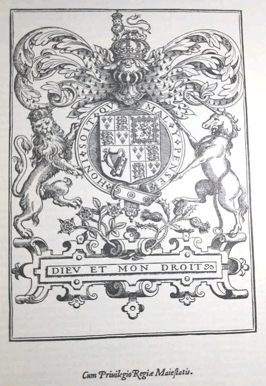 1611 King James Bible 1st Edition Facsimile AND Original Page Leaf 1600s 1st Chr