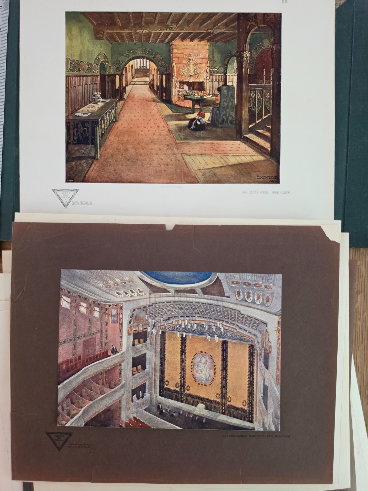 1904 Moderne Bauformen – M. J. Gradl – 84 Mostly Color Plates – Art Nouveau