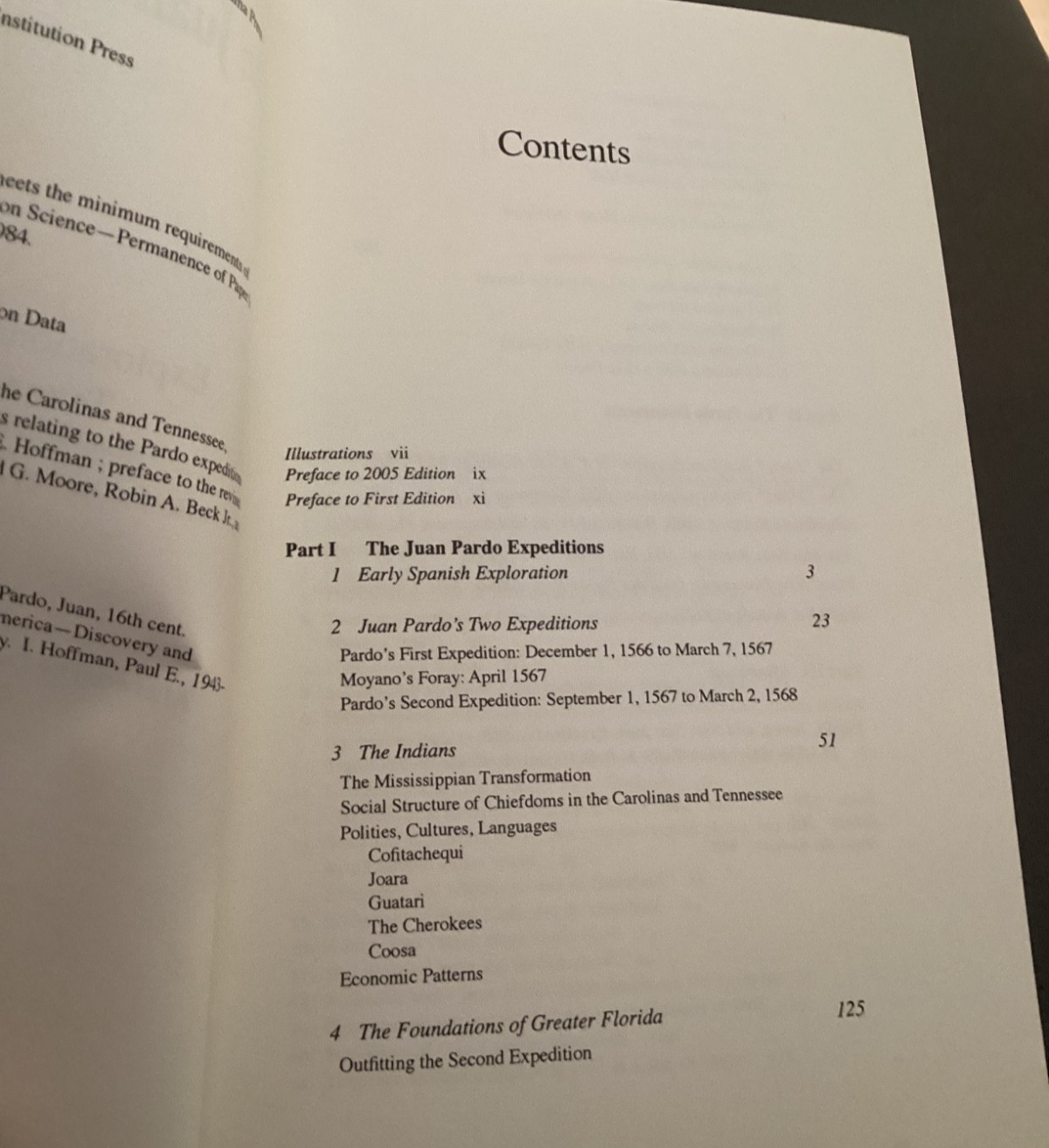 The Juan Pardo Expeditions: Exploration of the Carolinas and Tennessee,366 pages
