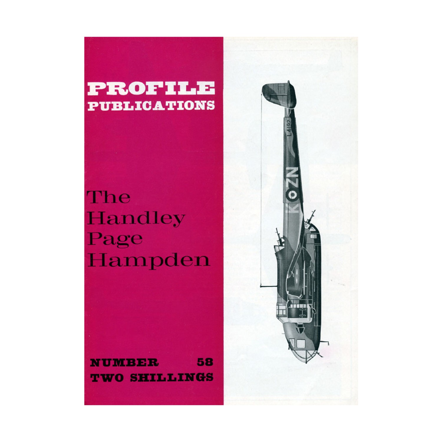 Profile Books Historical Magazine #58 – The Handley Page Hampden VG+