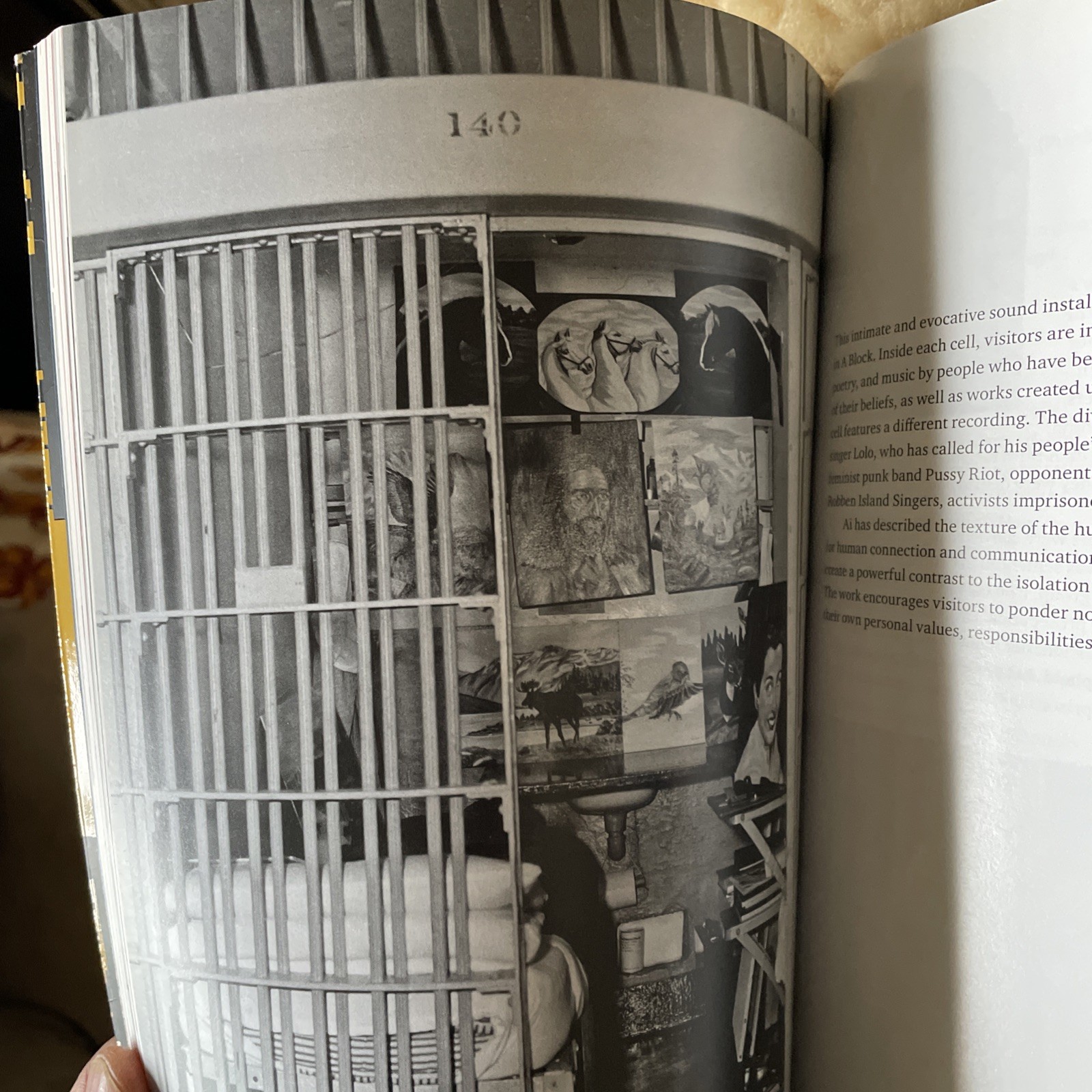 @Large Ai Weiwei on Alcatraz Softcover Art Exhibition Book Museum Catalog