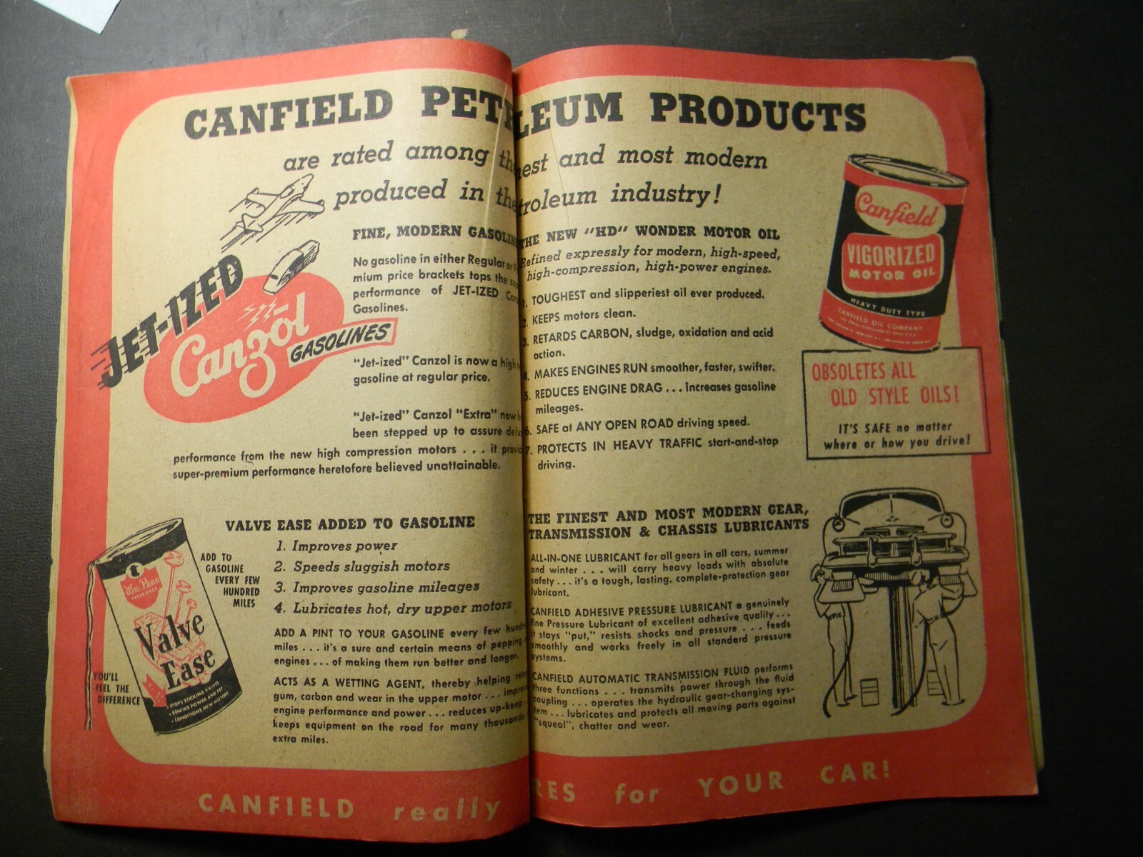 1952 Canfield Oil Co. Book of Household Hints 47 pages Chicago area