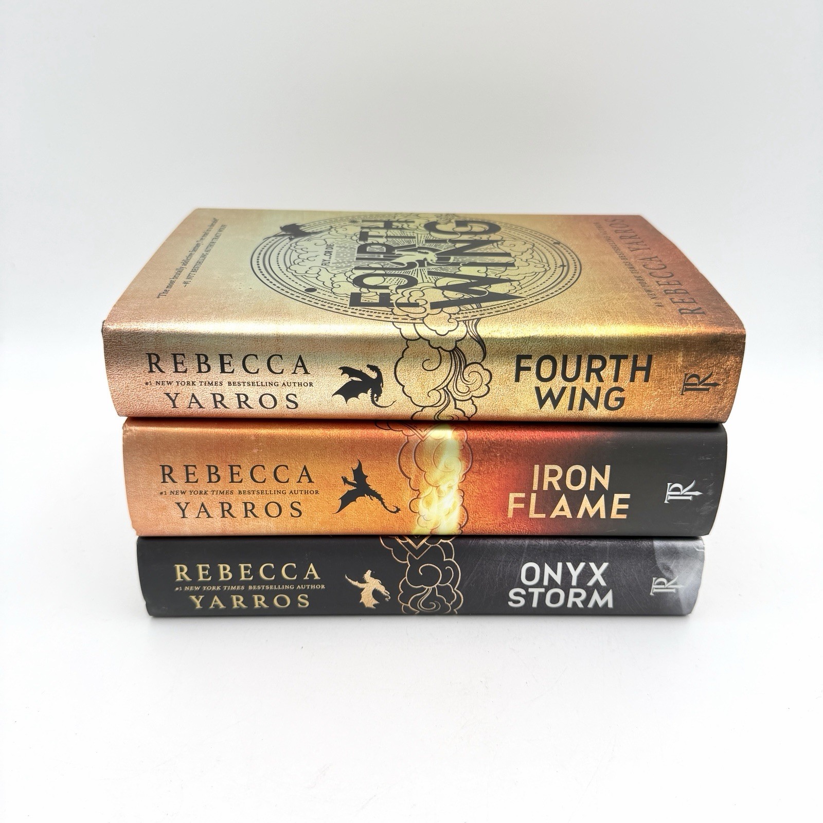 Fourth Wing Iron Flame Onyx Storm (The Empyrean) Hardcover Lot Of 3 Romantasy