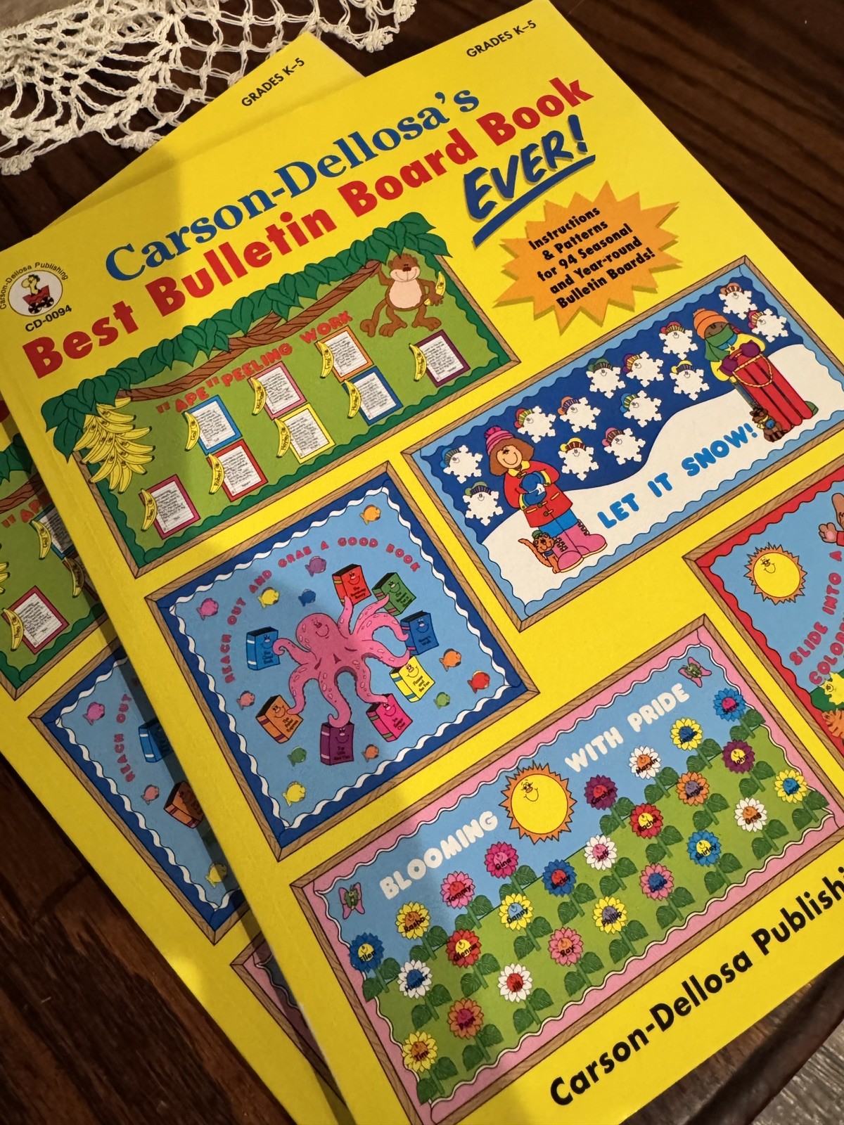 NEW OId Stock Carson-Dellosa’s Best Bulletin Board Book Ever, Grades K – 5
