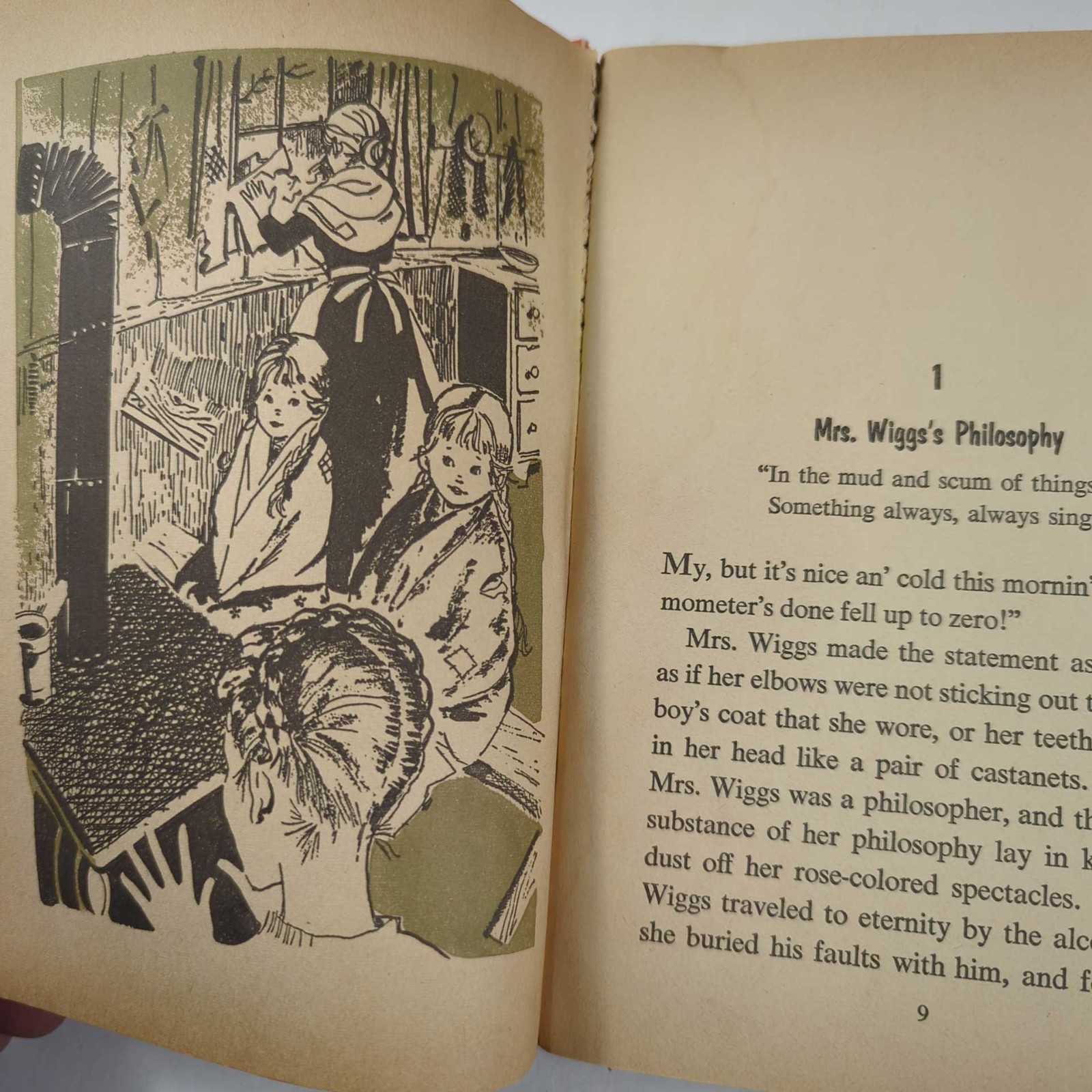 1962 Mrs Wiggs of the Cabbage Patch by Alice Hegan Rice HC 138 Pages