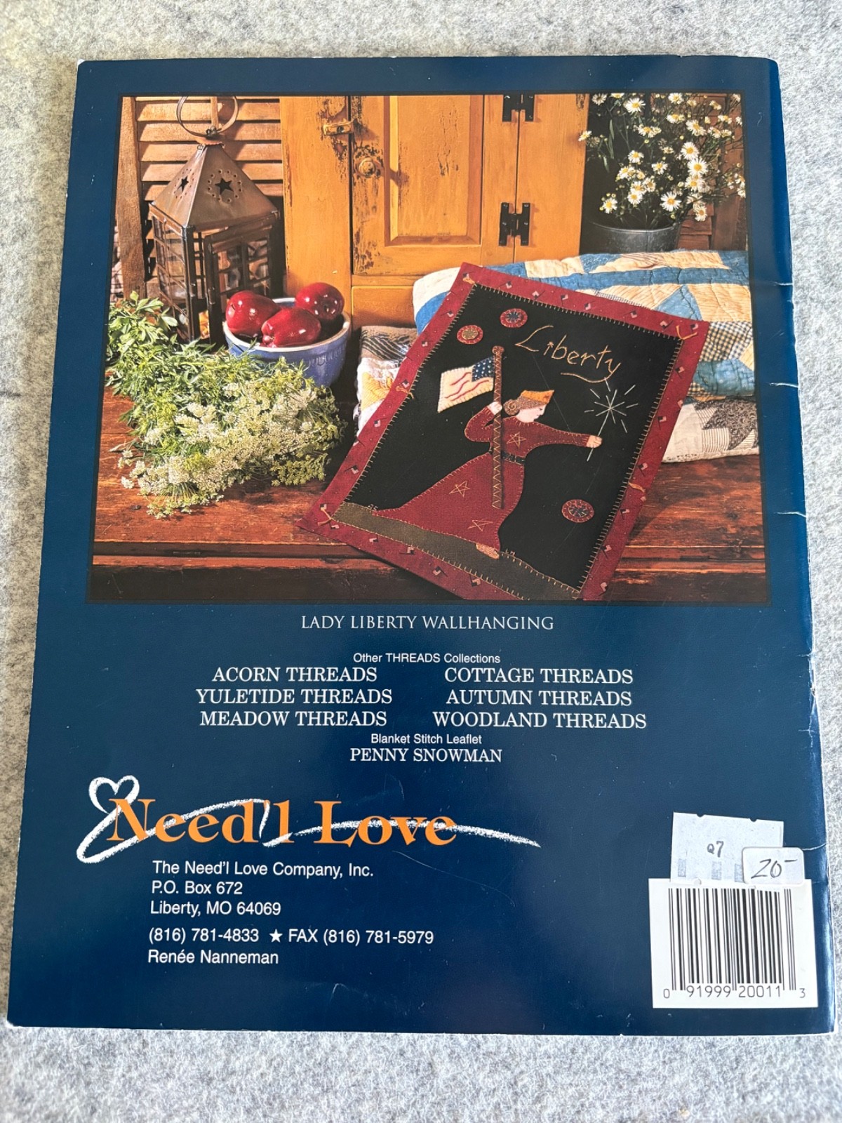 Liberty Threads by Need’l Love Quilting, Dolls, Crochet, Cross Stitch…