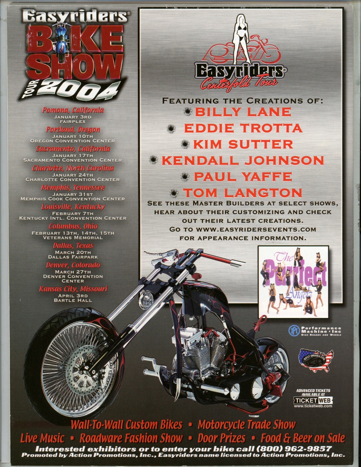 EASYRIDERS Magazine – January 2004 with Jessica Jaymes on the cover