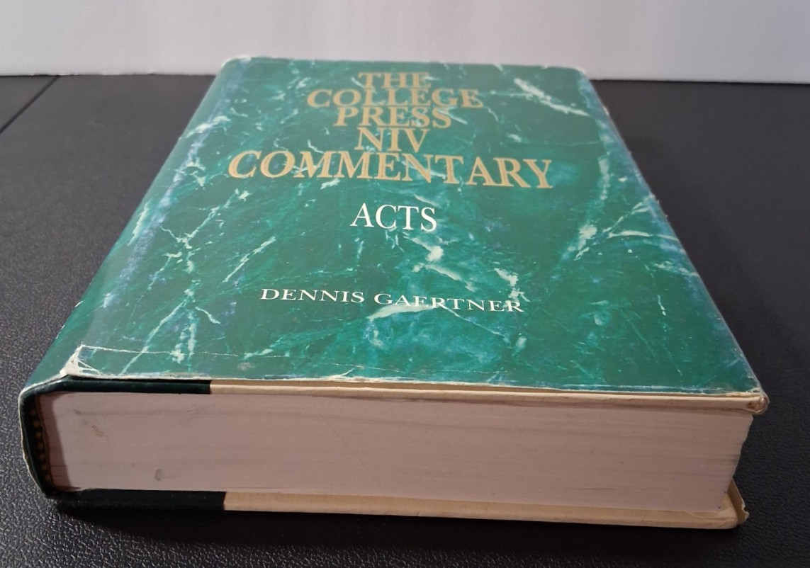 Acts (The College Press Niv Commentary) Hardcover Dennis Gaertner Dust Jacket HB